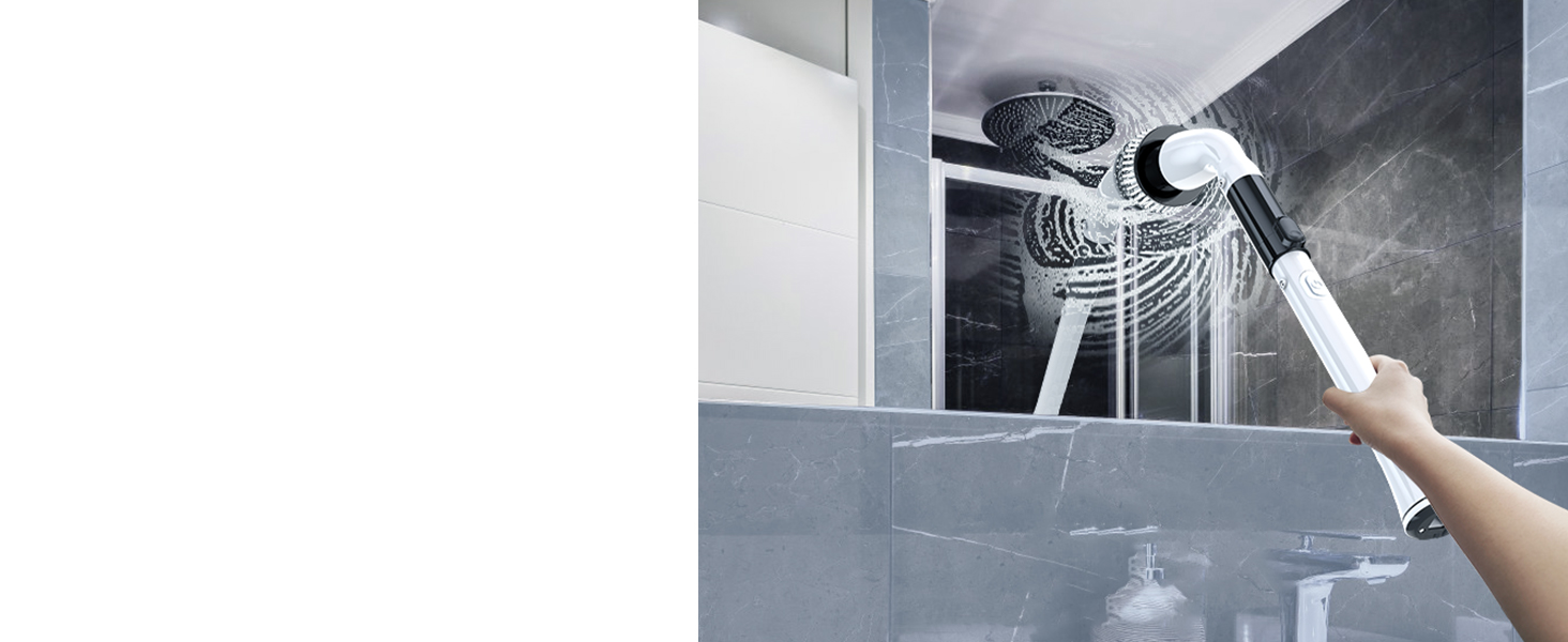 electric spin scrubber labigo cordless cleaning tool bathroom bathtub floor shower tile grout gift