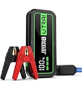 UTRAI Jump Starter, 6000A 12V Portable Car Battery Charger(for All Gas/10L Diesel), 20000mAh 18W ...