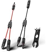 OYMSAE Solar Connectors Y Branch Parallel Adapter Cable Solar Cable Connectors Solar Panel Connec...