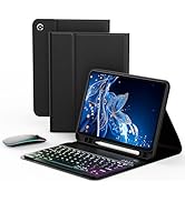 Case Keyboard for 10.9inch Samsung Galaxy Tab A9+ Plus 2023/A11+ Plus 2025,Includes Mouse and 7 C...