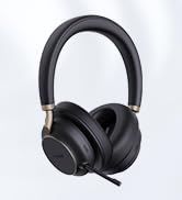 Yealink BH76 Plus Wireless Headset, Bluetooth Headset with Microphone, Active Noise Cancelling, R...