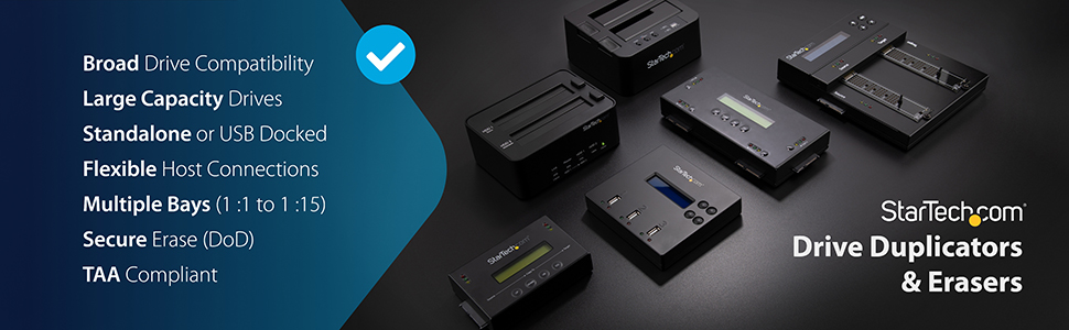 StarTech.com Drive Duplicators and Erasers