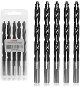 Luckyway 3/8" M35 Cobalt Drill Bits Titanium Aluminum Nitride Coated (TiAlN) with Bullet Point Ti...