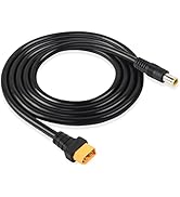 GINTOOYUN DC 8mm to XT60 Power Cable, 5Ft DC7909 7.9mm x 5.5mm Male to XT-60 Male Adapter Cord fo...
