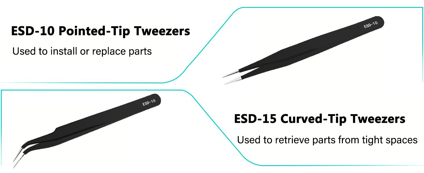 Used to retrieve parts from tight spaces