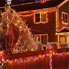 66ft Christmas string lights with 200 multicolor