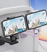MiiKARE Airplane Travel Essentials Phone Holder, Universal Handsfree Phone Mount for Flying with ...