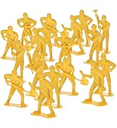 Homoyoyo 54pcs Miniature Construction Worker Figurines – Tiny Plastic Engineer Models for Diorama...