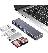 USB C Hub MOGOOD 5 in 1 USB C to SD/TF Card Reader Multiport Adapter,1×USB 3.0,2×USB 2.0,SD/TF Ca...