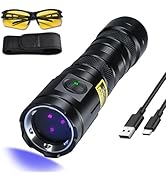 DARKBEAM UV Flashlight 365nm Black Light, 3 LED Ultraviolet Flashlights 20W Powerful Woods Lamps,...