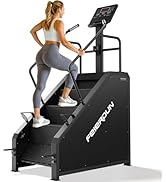 FEIERDUN Stair Stepper Machine for Home Gym, Commercial Grade Stair Climber with LED Screen, Stai...