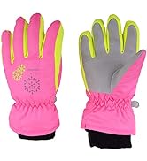 TRIWONDER Kids Ski Snow Gloves Winter Cold Weather Windproof Warm Snowboard Sport Mittens for Boy...