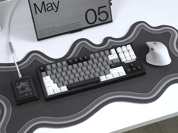 Custom Creamy Keyboard 75% Mechanical Gaming Keyboard Hot-Swappable Keyboard