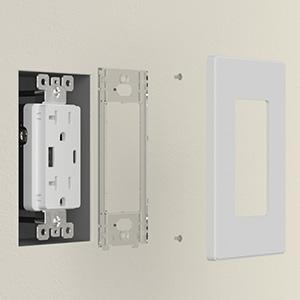 SCREWLESS WALL PLATE