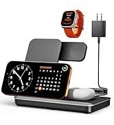 Eddibox 3 in 1 Charging Station for Samsung for Thick Cases of 10MM/Otterbox/Heavy Duty, Wireless...