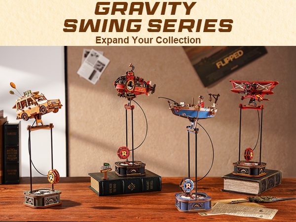 ROKR Pendulum Balance Toy, 3D Wooden Puzzles for Adults