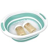 Collapsible Wash Basin for Baby Bottles, Cutting Board for Kitchen, BBQ Prep Tub for RV Home Fold...