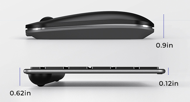 bluetooth mouse and keyboard combo