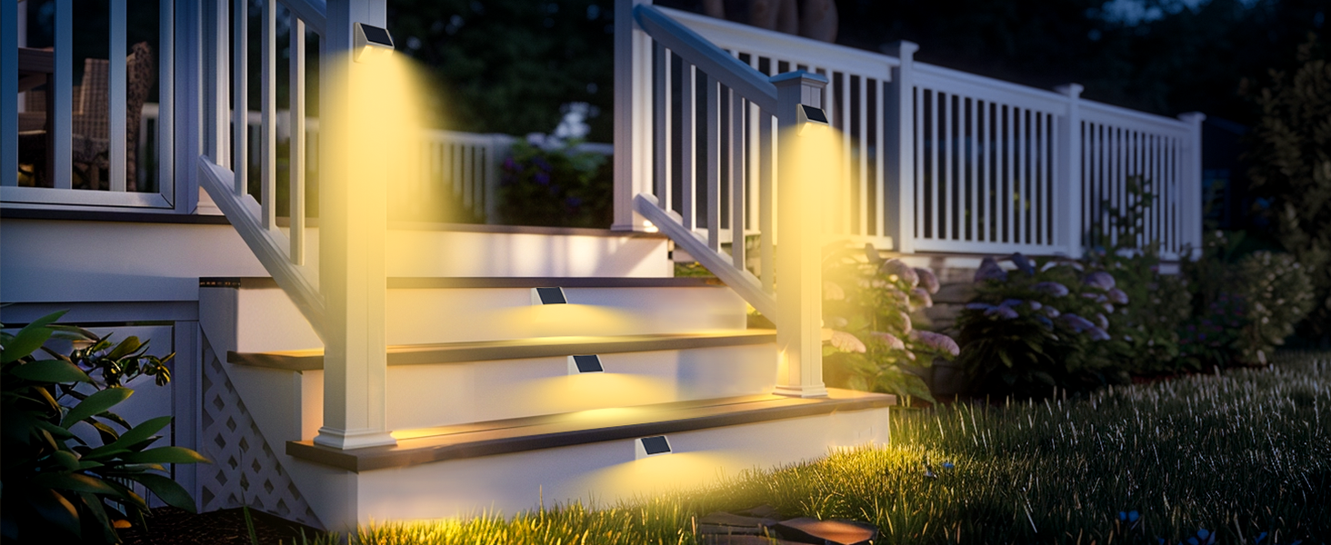 fence lights solar powered