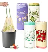 4 Gallon Trash Bags Drawstring Small Trash Bags Thickened Count for Kitchen Bathroom Office Jasmi...
