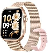Smart Watch for Android/iPhone, 5ATM Fitness Watches for Women with 110+ Sports Modes, Bluetooth ...