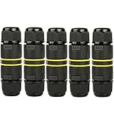 3 Pole Wire Connector Waterproof IP68 External Electrical Junction Box,M20 for Ø5-12mm Wire Range...