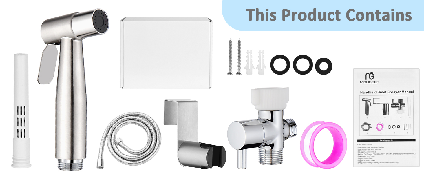 Toilet Bidet Spray with Filter