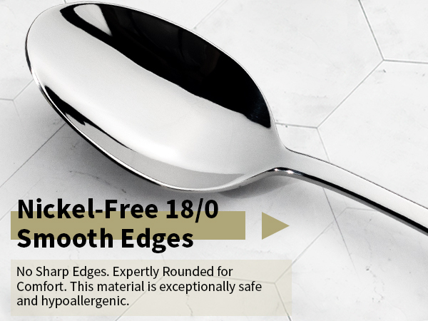 nickel-free 18\0 smooth edges