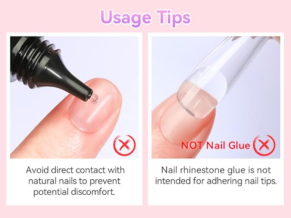 nail rhinestone glue