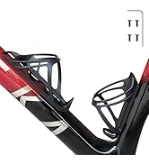 Mixed Bike Water Bottle Cage 2-Pack, Carbon Fiber Reinforced Lightweight Holder with Screws &amp; Too...