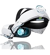 Saqico Head Strap with Battery for Oculus Quest 2, 10000mAh Battery Pack Extend 8H Playtime, Fast...