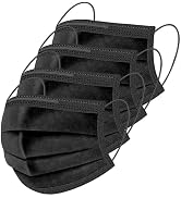 ZIYE 100/500 Pcs Disposable Face Masks, Breathable Mask 3 Layer with Nose Clip Elastic Earloop(Mu...