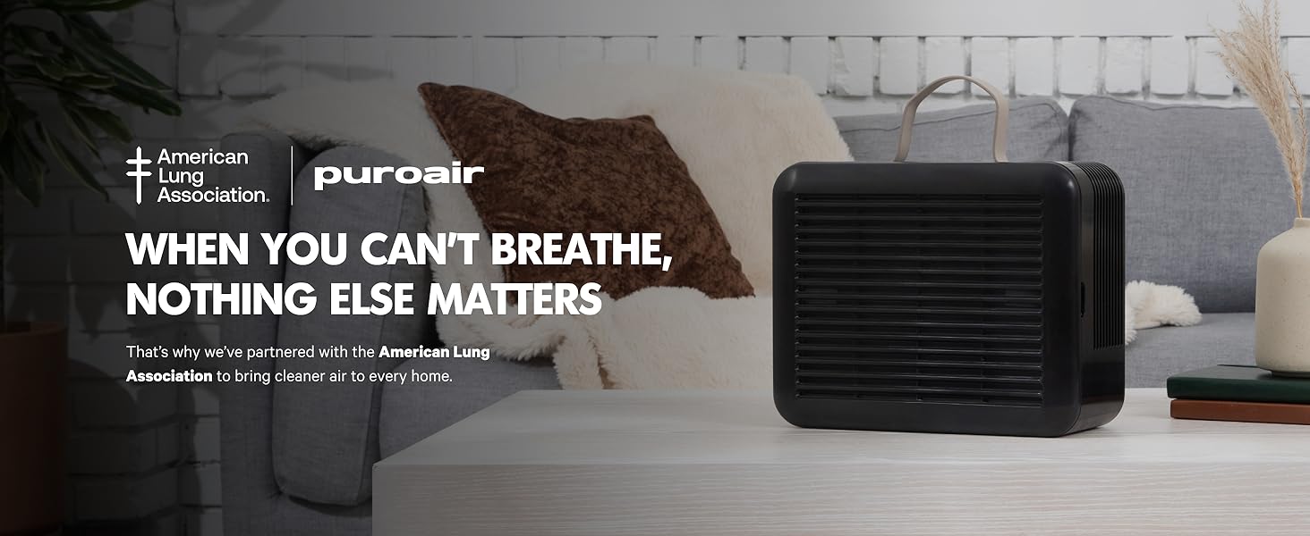 PuroAir Air Purifier 100i Smart Air Purifier for Small Rooms