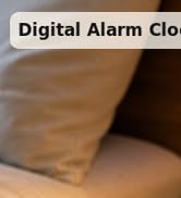 digital alarm ckock with fm radio for bedroom