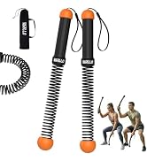 Ropeless Battle Ropes for Home Gym, Portable Cordless Weighted Battle Ropes with Storage Bag, Hig...