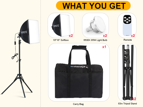 softbox lighting kit
