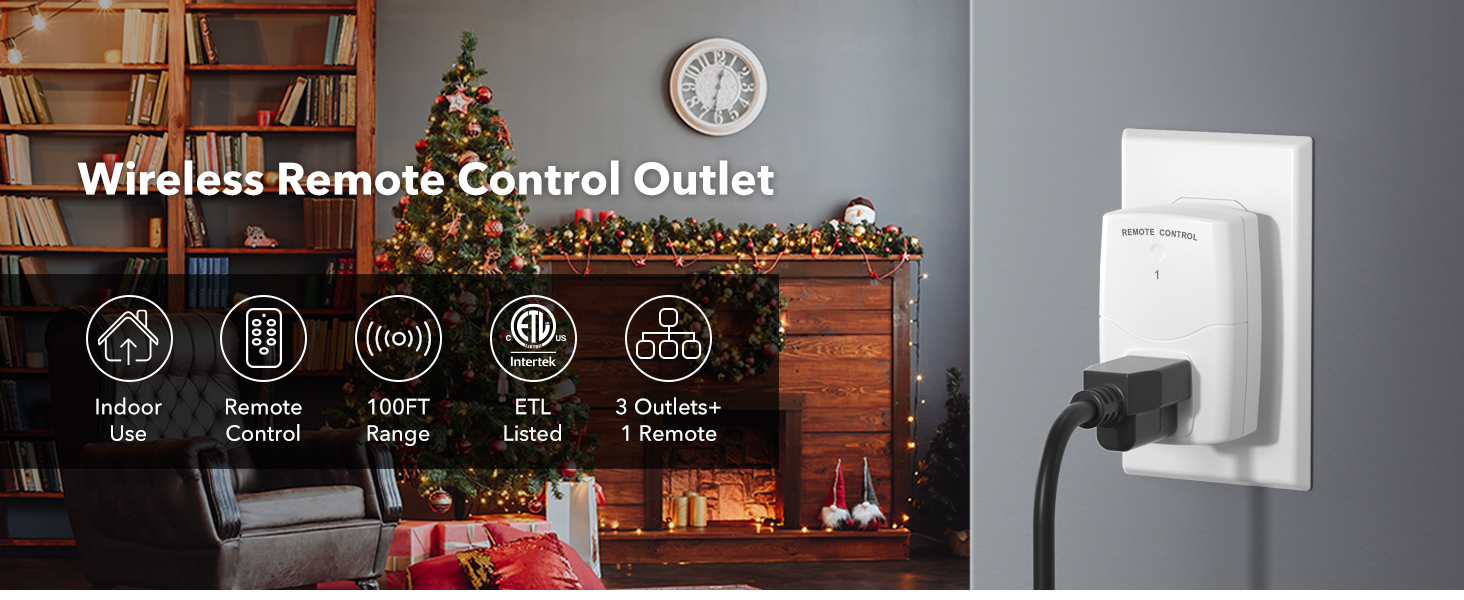 BN-LINK Wireless Remote Control Outlet