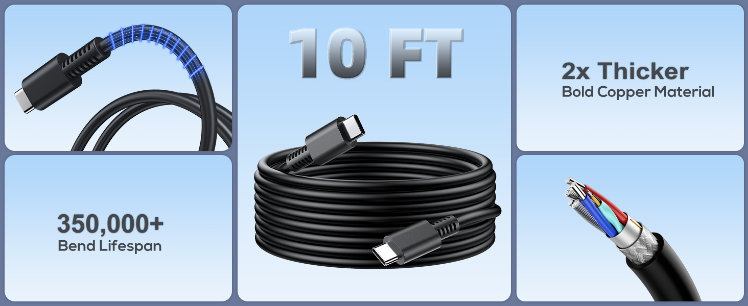 10ft charger cable