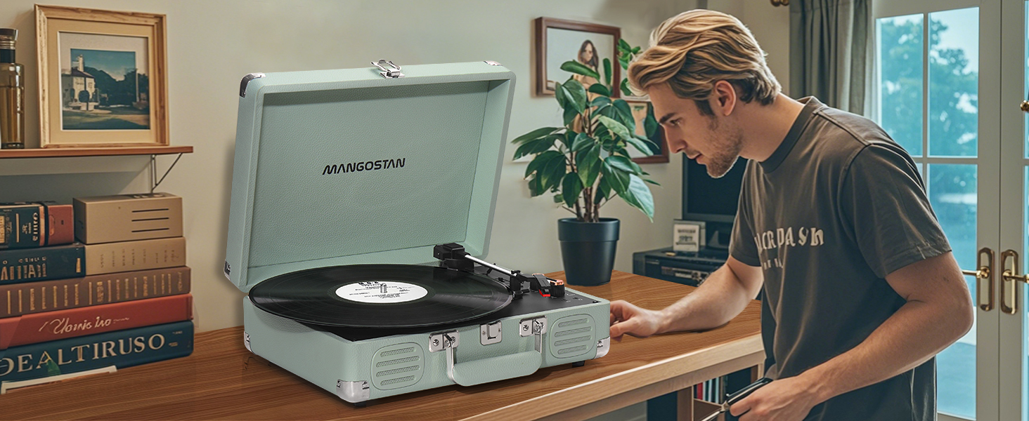 vintage record player record player for vinyl portable record player