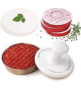 Meykers Burger Press 5 inches Hamburger Press Patty Maker | Patty Press Burger Mold Ring with 100...
