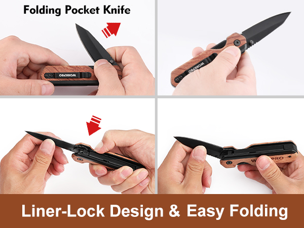 utility knife box cutter opener folding razor blade belt pocket heavy duty camping quick change