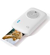 HPRT CP2100 Portable Photo Printer for iPhone &amp; Android | 2x3 Mini Instant Color Picture Printer ...