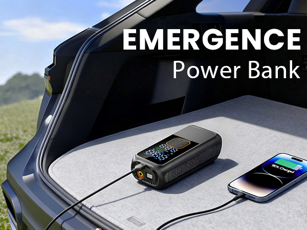 Tire Inflator with LED Light