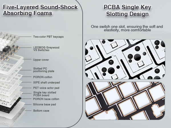 mechanical keyboard hot swap custom keyboards gaming keyboard wireless teclado mecánico