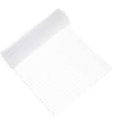 BENECREAT 1 Yards Veil Mesh Fabric, 6.7inch Wide Ruffle Braid Elastic Net Mesh White Birdcage Bri...