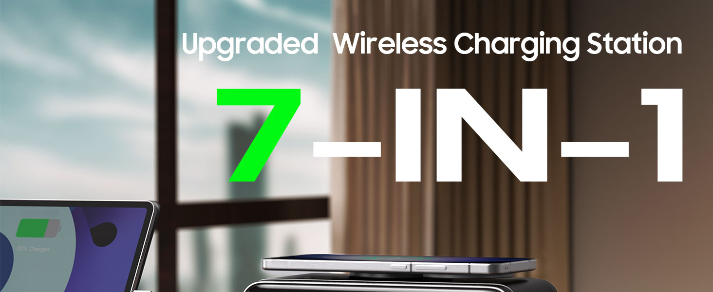 7 in 1 wireless charging station