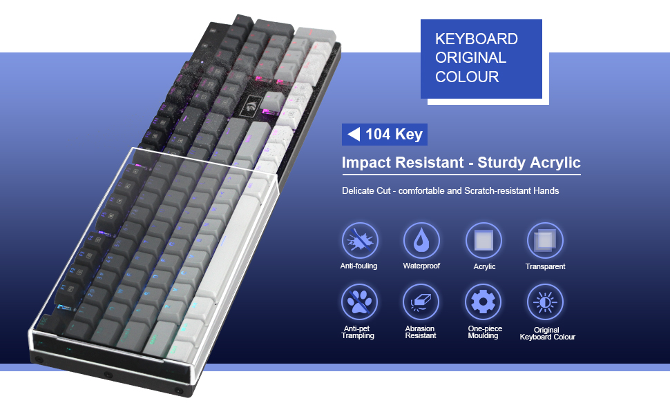Durable Acrylic Keyboard Cover
