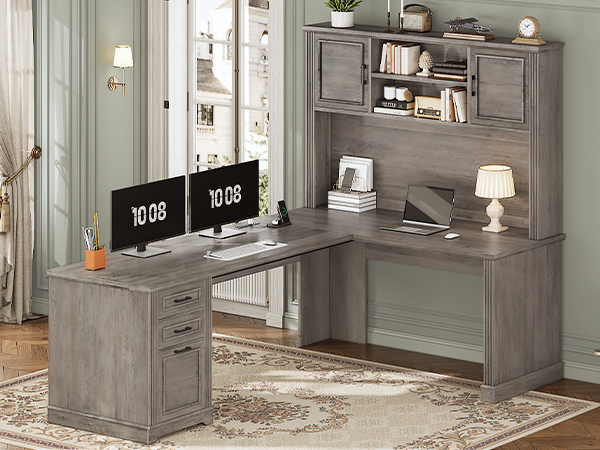 l shaped desk corner desk computer desk with drawers