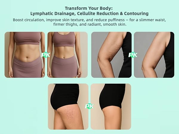 lymphatic drainage massager with suction
