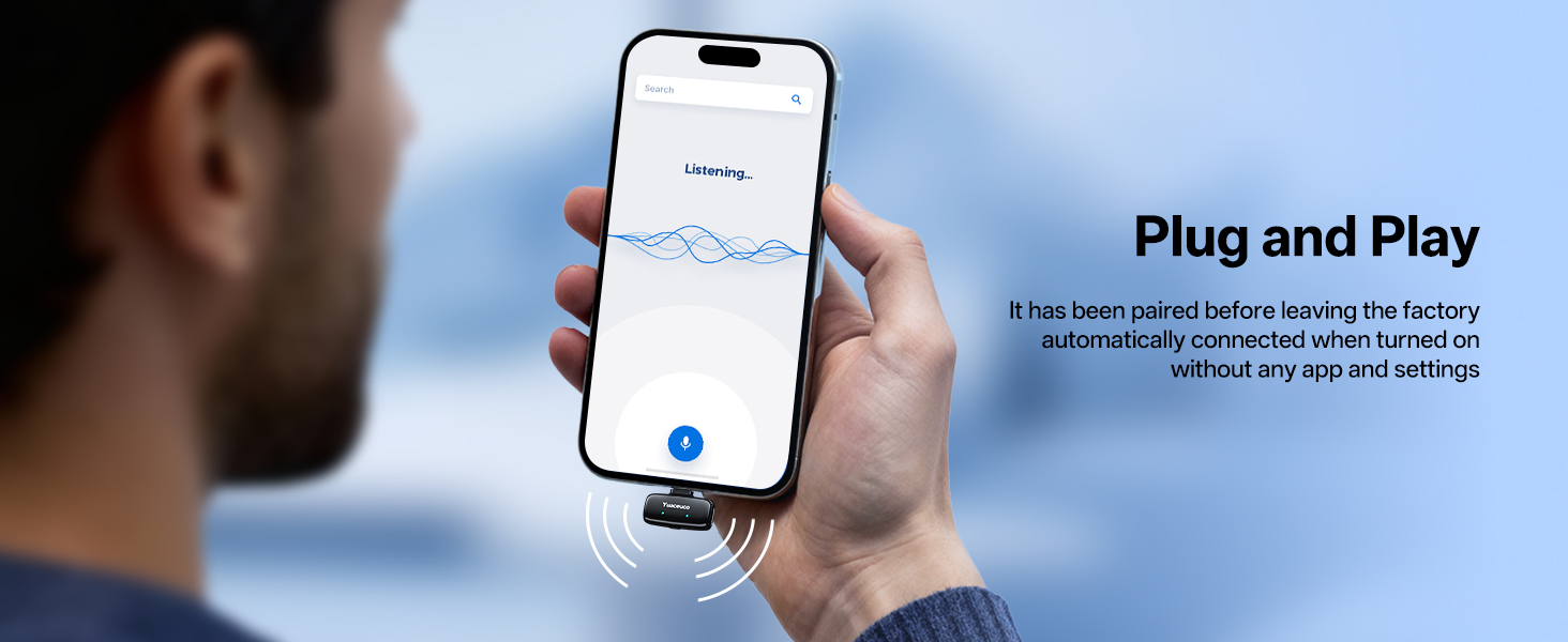 Wireless Lavalier Microphone for iPhone